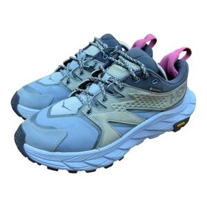 Hoka One Women 6.5 Shoe Anacapa blue GTX Gore-Tex Waterproof Hiking sneakers
